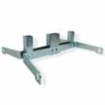 Heavy-duty steel Combo Stand used for carboard 2"x2"s or static steel targets with a 2"x4".