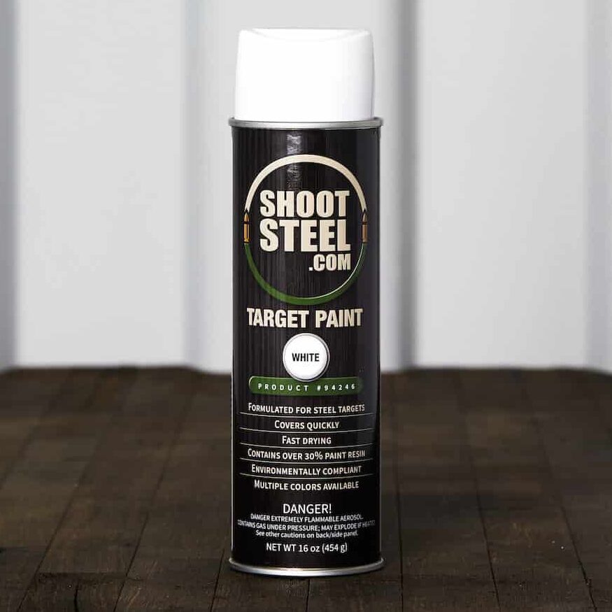 Shoot Steel Target Paint - White