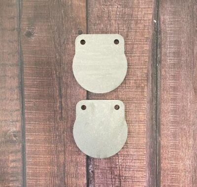 1/2″ AR500 6″ Gong Pair