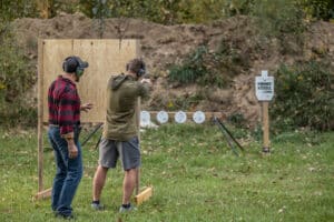 Pistol Practice at the Range