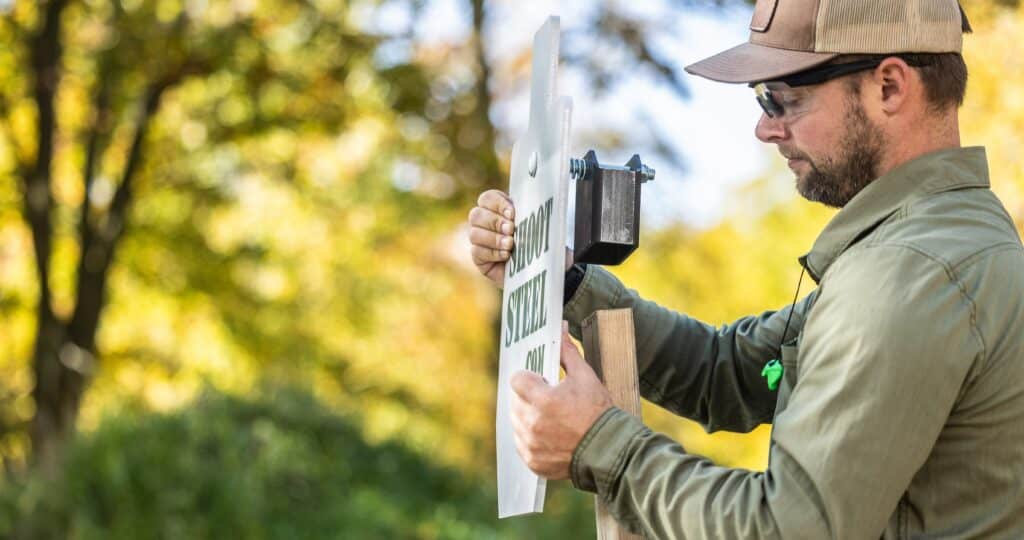 Hanging Steel Target