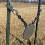 Steel Rifle Target hung up