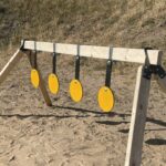 swinging steel plate rack