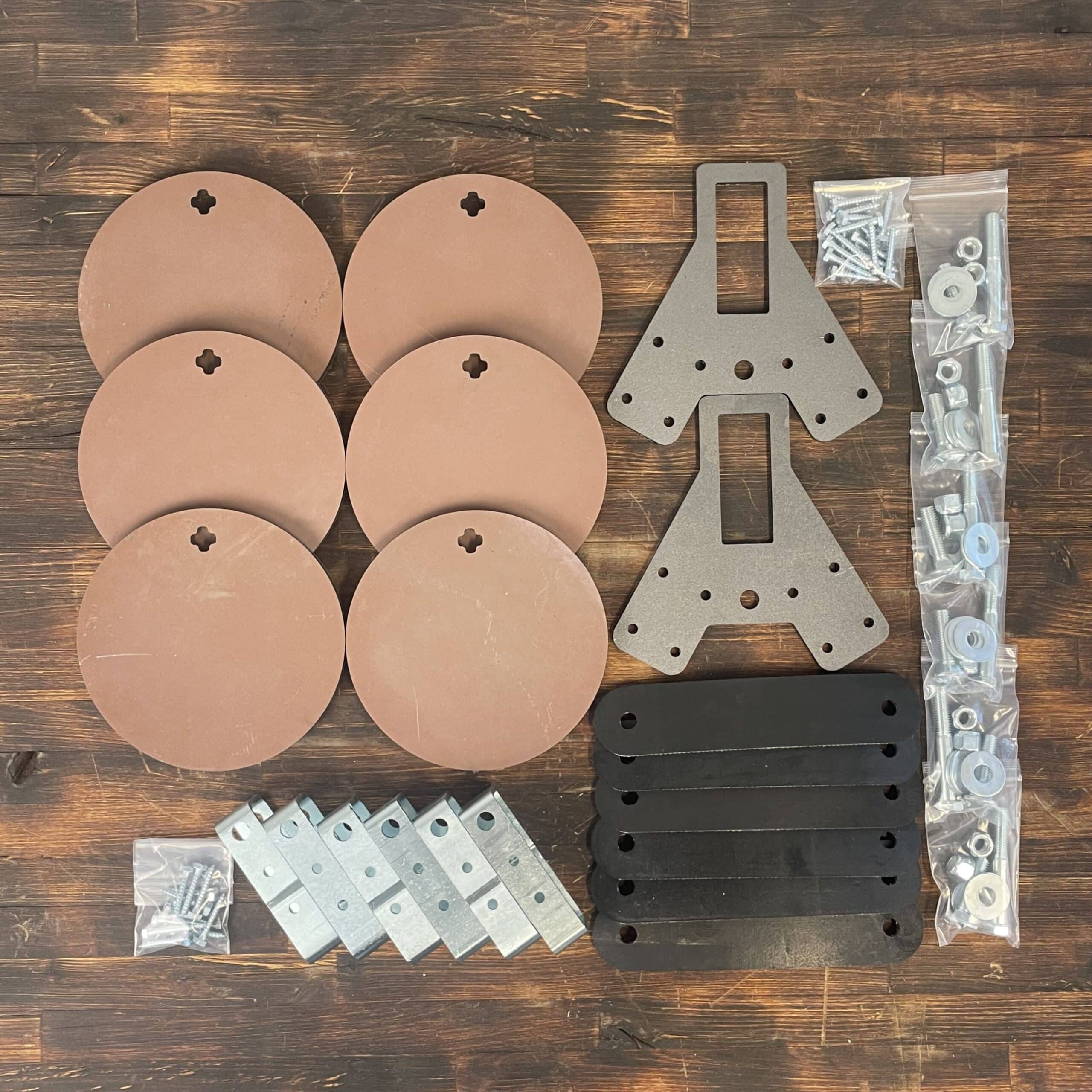 ar550 steel targets plate rack
