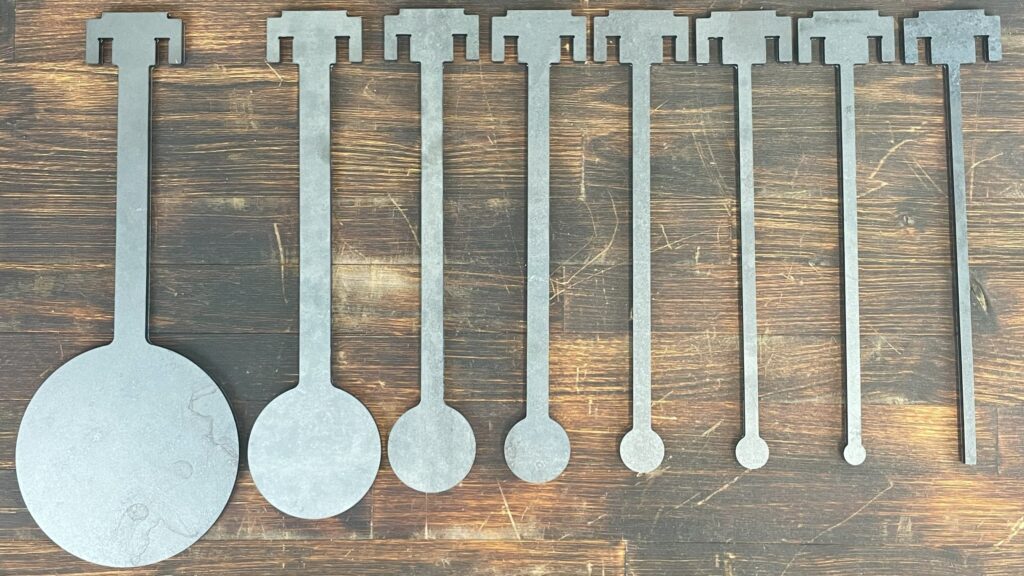 KYL targets, selection from Shoot Steel