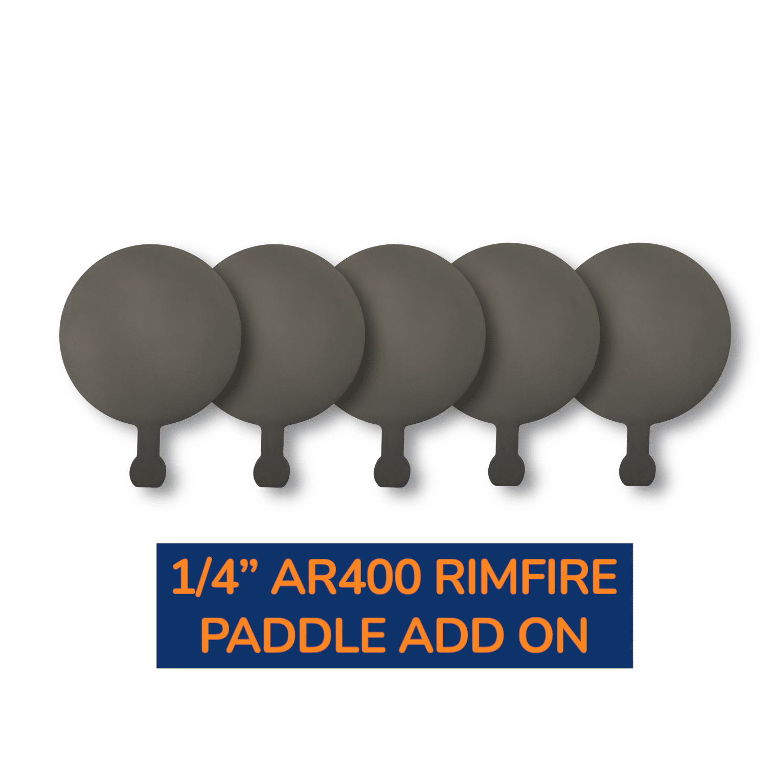 1/4" AR400 Target Paddles